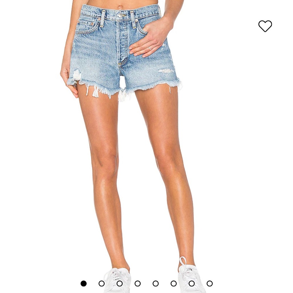 Agolde Parker vintage cutoff shorts in swap meet